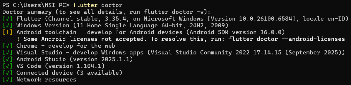flutter-doctor